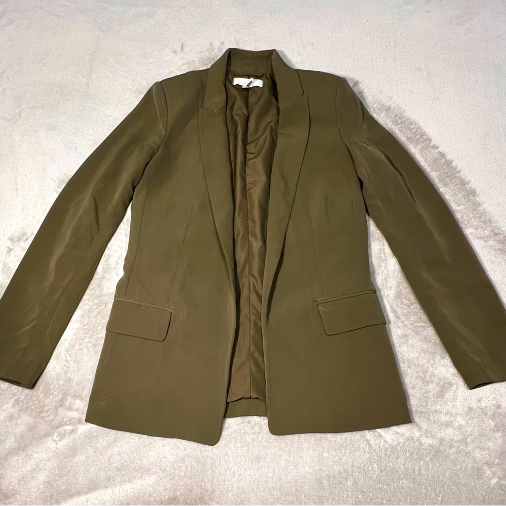 Olive Green H&M Blazer | Size 0
